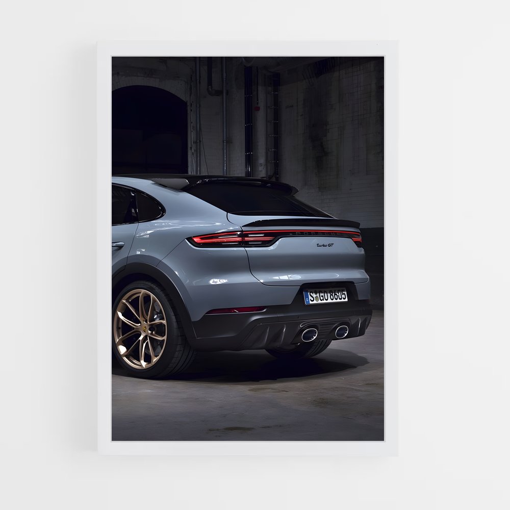 Poster Turbo Performance – affiche Porsche (vue 3)